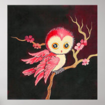 Sweet Red Owl Posters