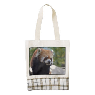 Sweet Red Panda Bear Zazzle HEART Tote Bag