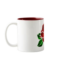 Süßer Rosen-Rot-Becher tassen by Momoki Süßer Rosen-Rot-Becher tassen