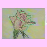 Sweet rosebud cards