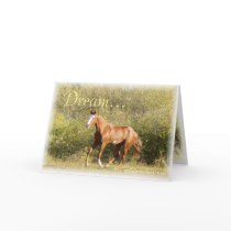 Sweet Running Filly Dream Inspiration cards