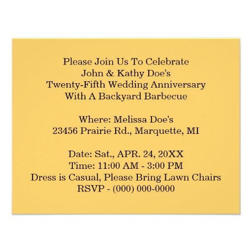 SWEET RURAL COUPLES IMAGE ANNIVERSARY INVITATIONS