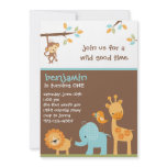 Sweet Safari Invitations