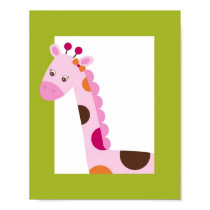 Sweet Safari Jungle Animal Nursery Wall Art Print posters