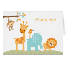 Sweet Safari Note Card
