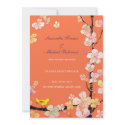 Sweet Sakura Wedding Save the Date Invitations by daphne1024 Sweet Sakura Wedding Save the Date Invitations