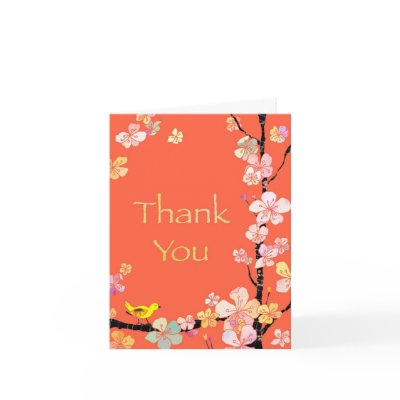 Sweet Sakuras: Thank You Card by daphne1024