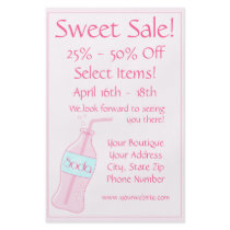 Sweet Sale - Pink Soda Personalized Flyer