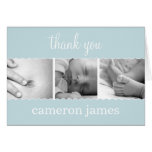Sweet Scallops Baby Thank You Card cards