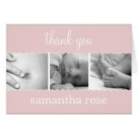 Sweet Scallops Baby Thank You Card cards