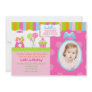Sweet Shoppe Candy Photo Birthday Party Invitation