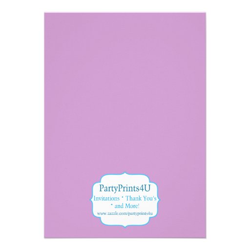 Sweet Shoppe Lollipop Birthday Party Invitation