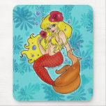 "Sweet Siren" Tropical Mermaid Mousepad