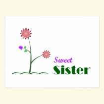 Sweet Sister postcards