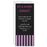 sweet, sixteen, and sophisticated personalized invites