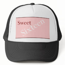 Sweet Sixteen Background Customize hats