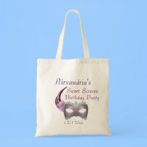 "Sweet Sixteen Birthday" - Lavender/Pink Lace Mask bags