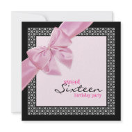 Sweet Sixteen Birthday Party invitation invitation