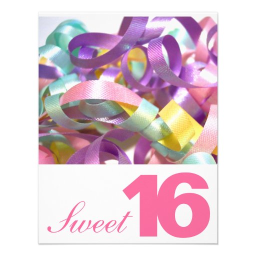 Sweet Sixteen Birthday Party Invitations