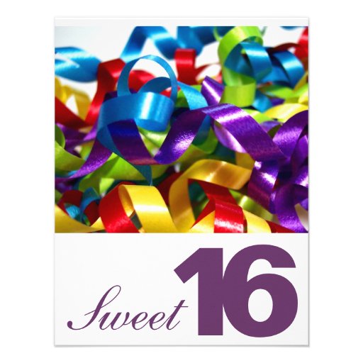 Sweet Sixteen Birthday Party Invitations