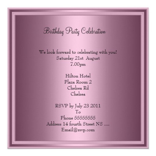 Sweet Sixteen Birthday Party Satin Pink Dots Announcement