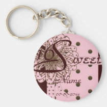 Sweet Sixteen Gifted Key Chain -Customize keychains
