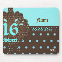 Sweet Sixteen Gifted Mouse Pad -Cust. mousepads