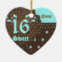 Sweet Sixteen Gifted Ornament -Customize ornaments