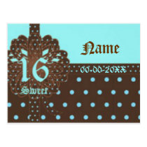Sweet Sixteen Gifted Post Card -Customize postcards