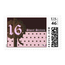 Sweet Sixteen Gifted Postage-Customize stamps