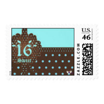 Sweet Sixteen Gifted Postage-Customize stamps