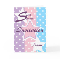 Sweet Sixteen Invitation-Customize cards by wholeheartedly Sweet Sixteen Invitation-Customize cards