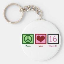 Sweet Sixteen Key Chain