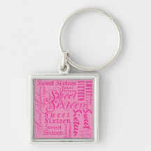 Sweet Sixteen Key Chain