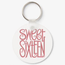 Sweet Sixteen Keychain