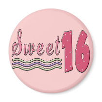 Sweet Sixteen magnets