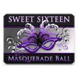 Sweet Sixteen Masquerade Ball Invitations