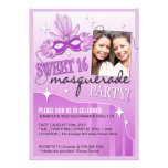 SWEET SIXTEEN MASQUERADE INVITATION