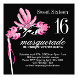 Sweet Sixteen Masquerade Party Invitation