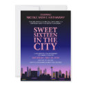 Sweet Sixteen Movie Poster Party Invitation invitation