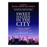 Sweet Sixteen Movie Poster Party Invitation