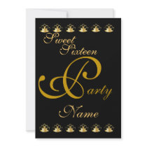 Sweet Sixteen Party-Customize invitations