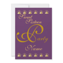 Sweet Sixteen Party-Customize invitations