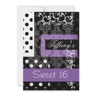 Sweet Sixteen party Invitation invitation
