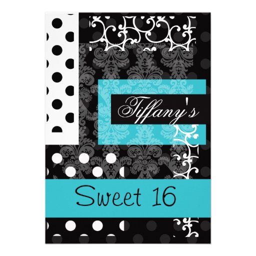 Sweet Sixteen party Invitation