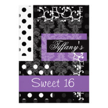 Sweet Sixteen party Invitation