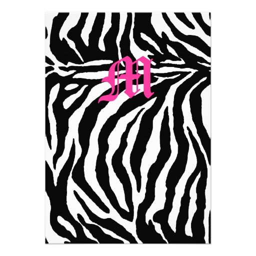 Sweet Sixteen Party Invite Zebra Pink Jewelry 3