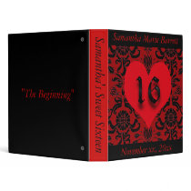 Sweet Sixteen Photo Album. Vinyl Binder