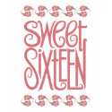 Sweet Sixteen Pink Leaf T-shirt by floatinglemons Sweet Sixteen Pink Leaf T-shirt