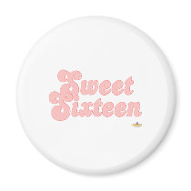 Sweet Sixteen Pink magnets